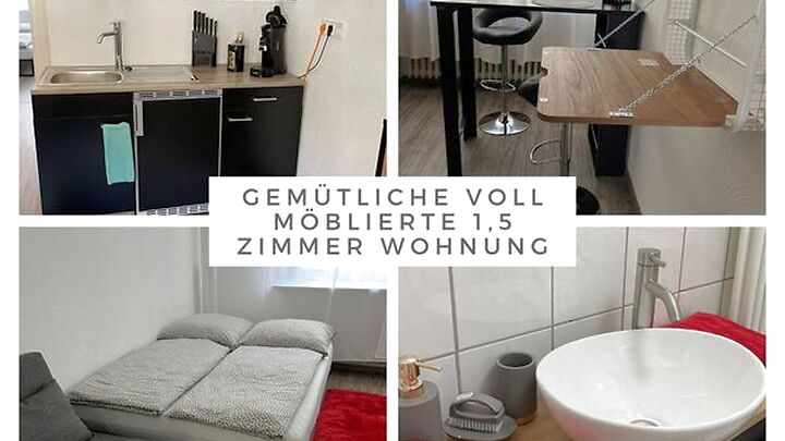 1½ Zimmer-Wohnung in Saarbrücken - Alt-Saarbrücken, möbliert