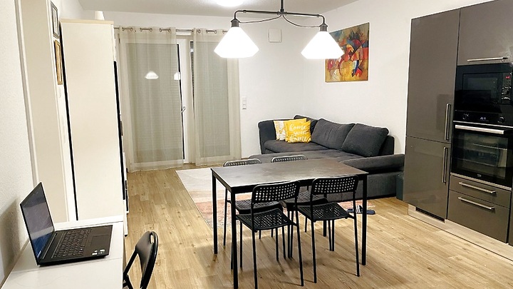 2 Zimmer-Wohnung in Wiesbaden - Kostheim, möbliert, auf Zeit